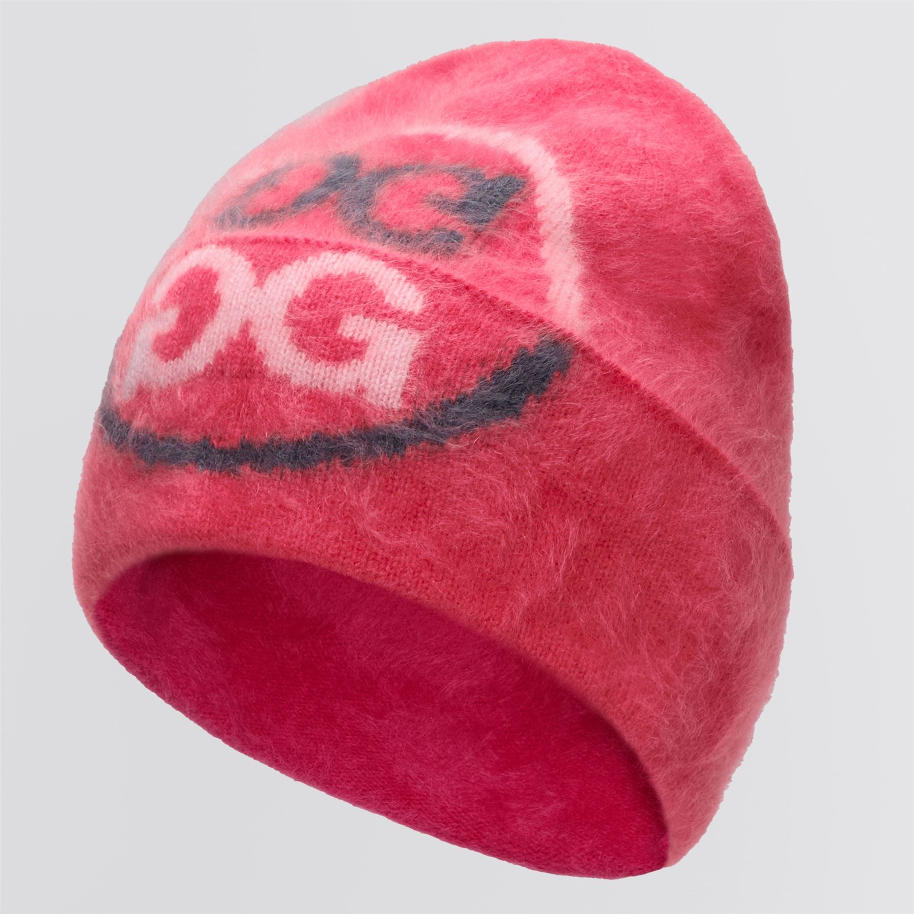 Womens Happy G's Cashmere Beanie Knockout Pink