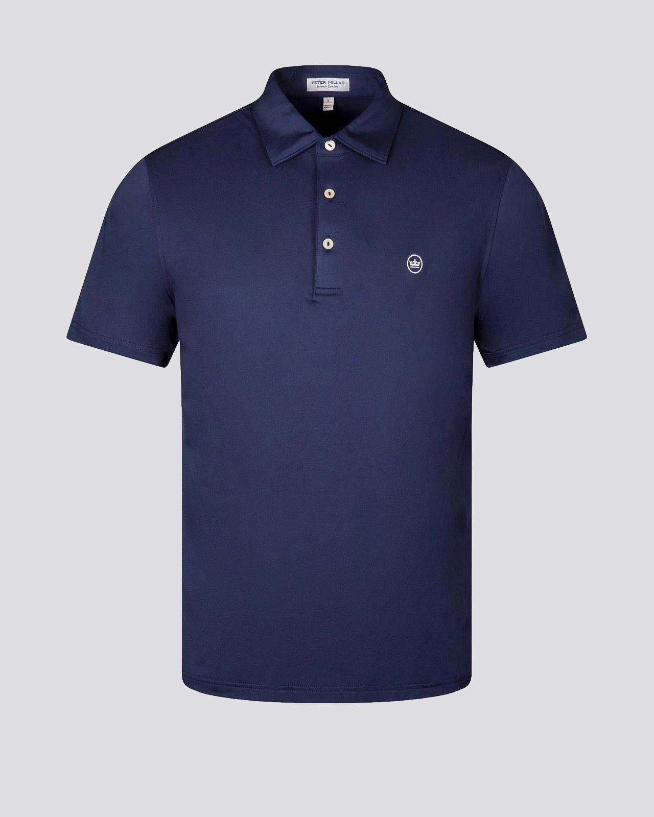 Solid Performance Jersey Polo Navy