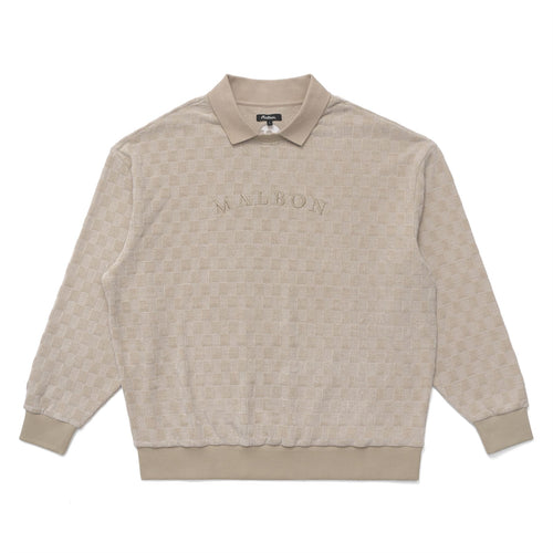 Yukon Fleece LS Polo Cream - AW24