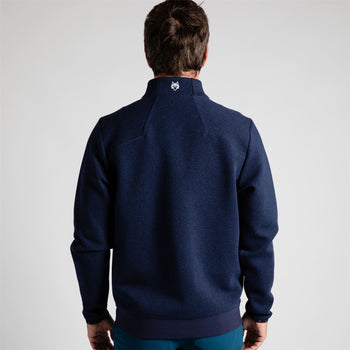 Greyson Calgary Quarter Zip Maltese Blue | TRENDYGOLF USA