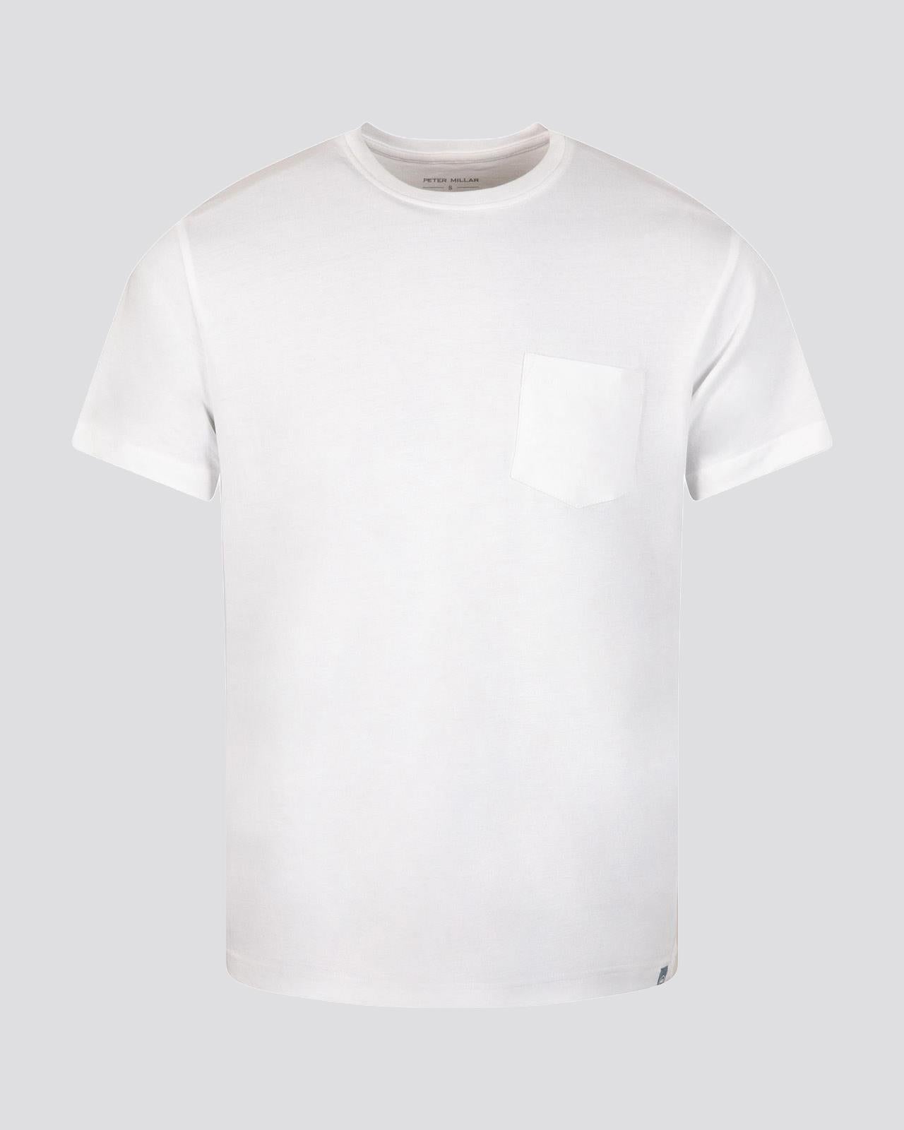 Lava Wash Pocket Tee White