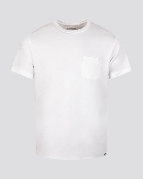 Lava Wash Pocket Tee White