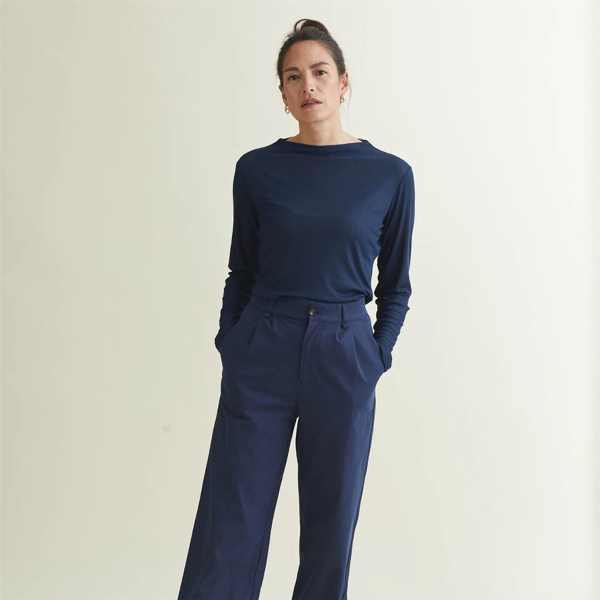Womens Sentry UPF LS Top Dress Blues