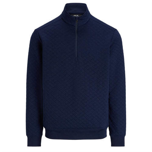 RLX Quilted Double Knit Sweatshirt Refined Navy - SS25