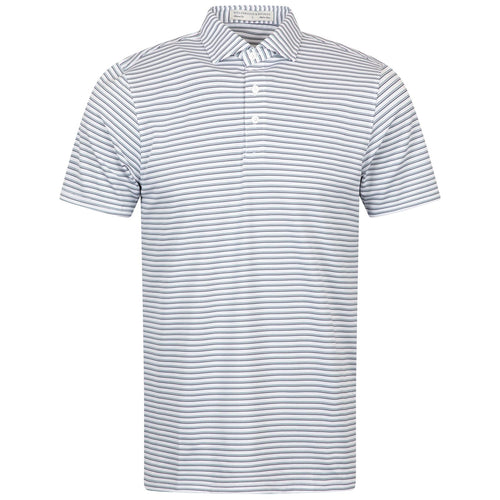 The Saxton Polo Sage/Navy/White - AW24