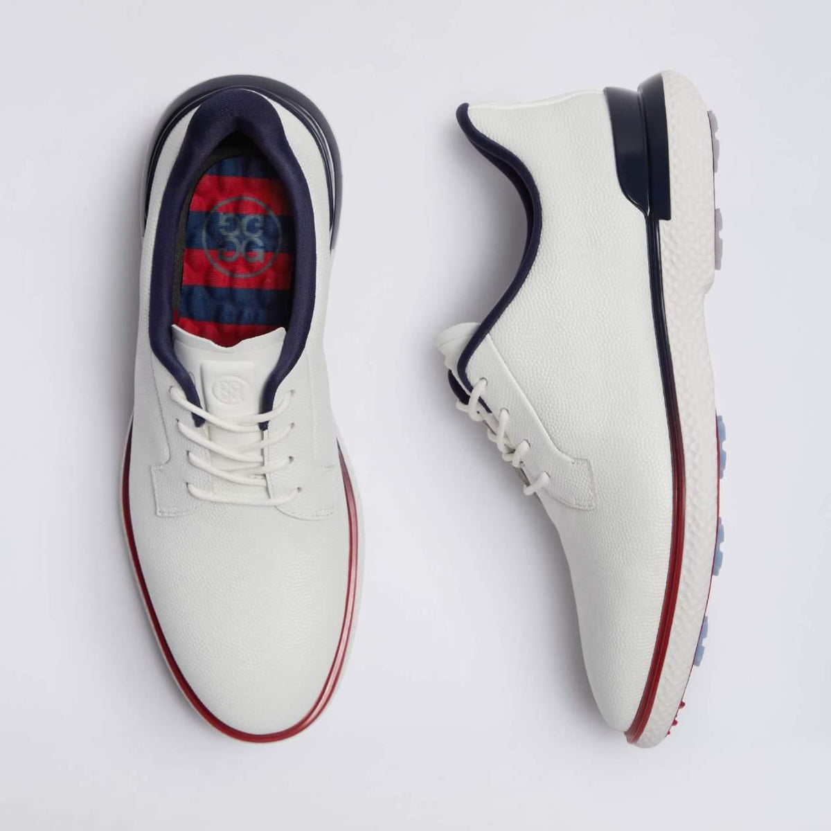 Womens Gallivanter Gradient Kiltie Golf Shoes Snow/Twilight