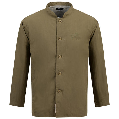 Nylon Band Collar Jacket Military Green