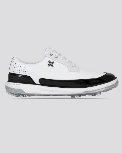 Moving Day SC RS Spiked Golf Shoes White/Black/Gator