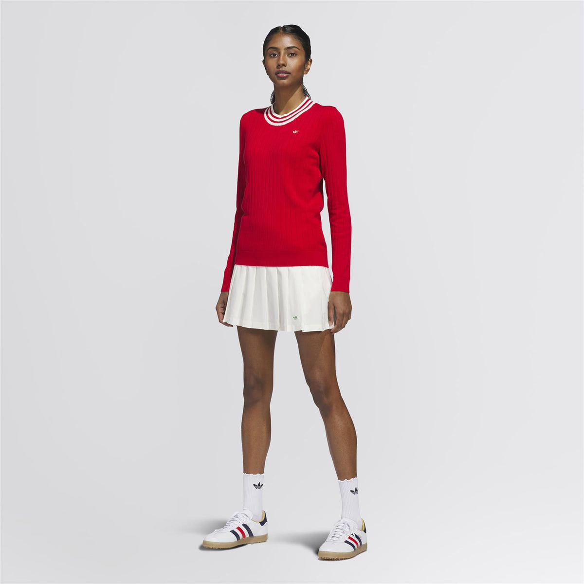 Womens Originals Cashmere Knit Sweater Better Scarlet
