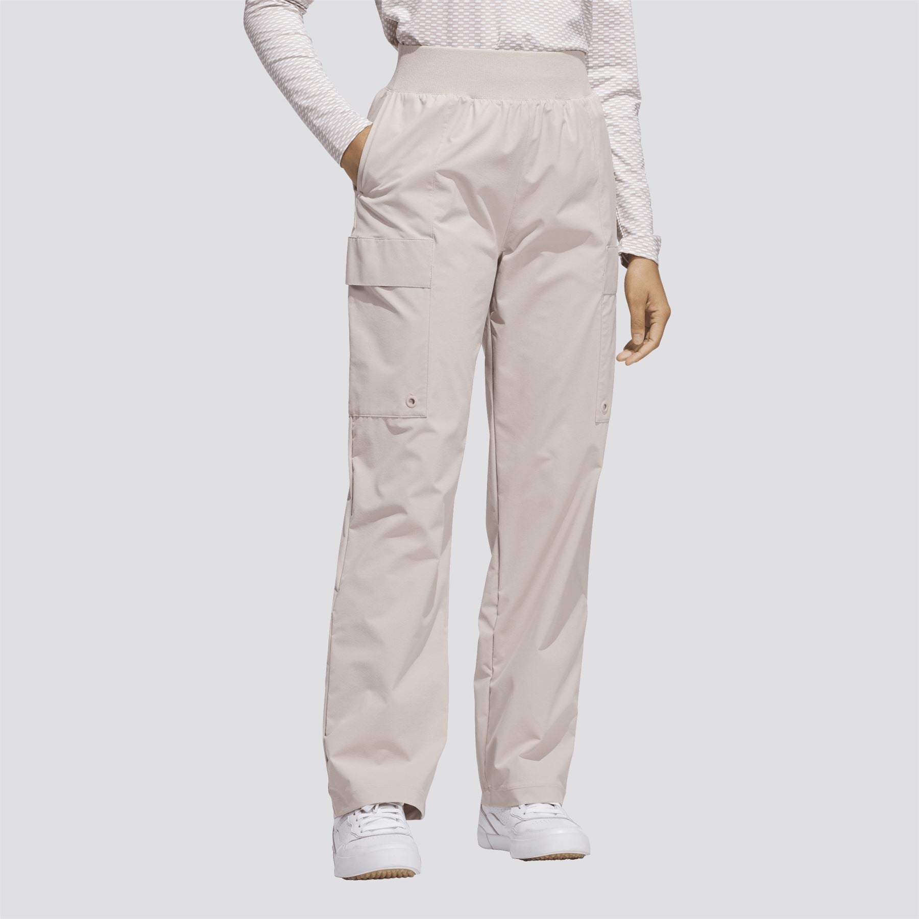 Womens Beyond The Course Twistweave Lined Cargo Pants Wonder Taupe