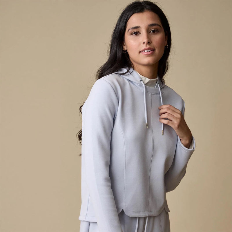Womens Tulip Hoodie Periwinkle