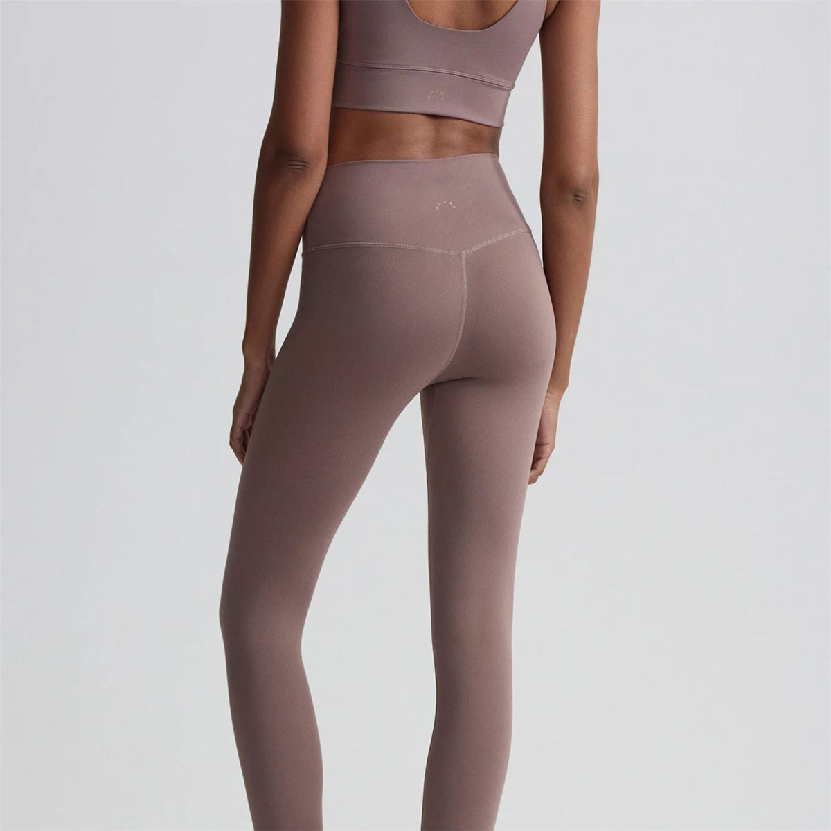 Womens Freesoft High-Rise 27-Inch Leggings Deep Taupe