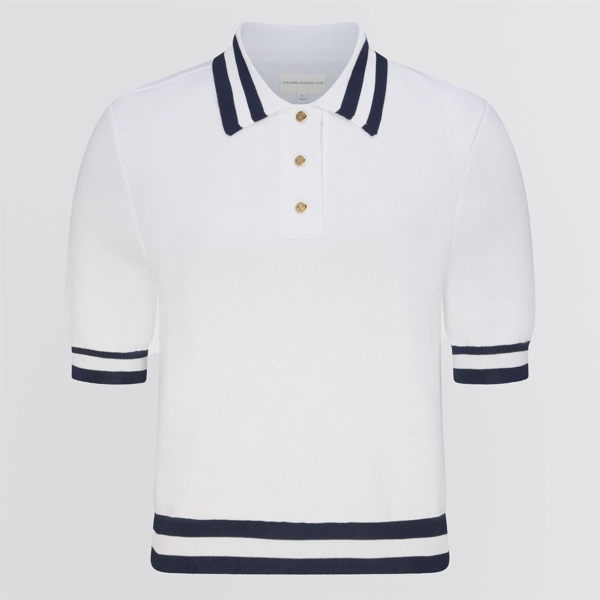 Womens Cooper Polo White/Legacy Navy