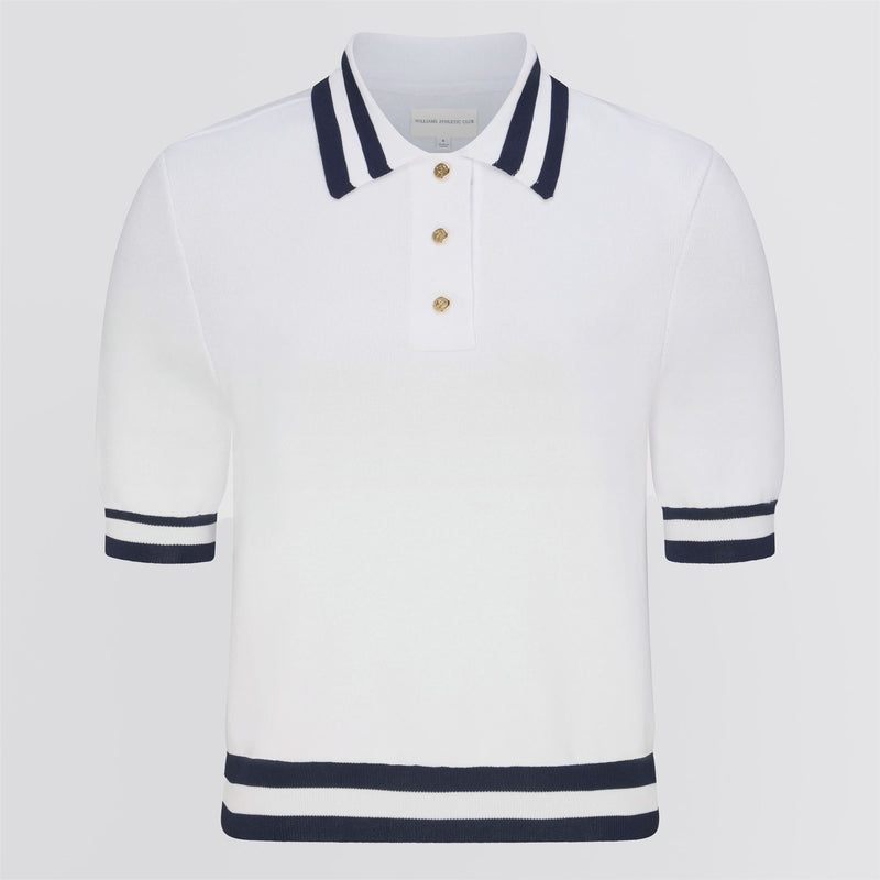 Womens Cooper Polo White/Legacy Navy