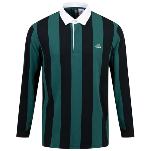 Go-To LS Rugby Polo Collegiate Green - SS24