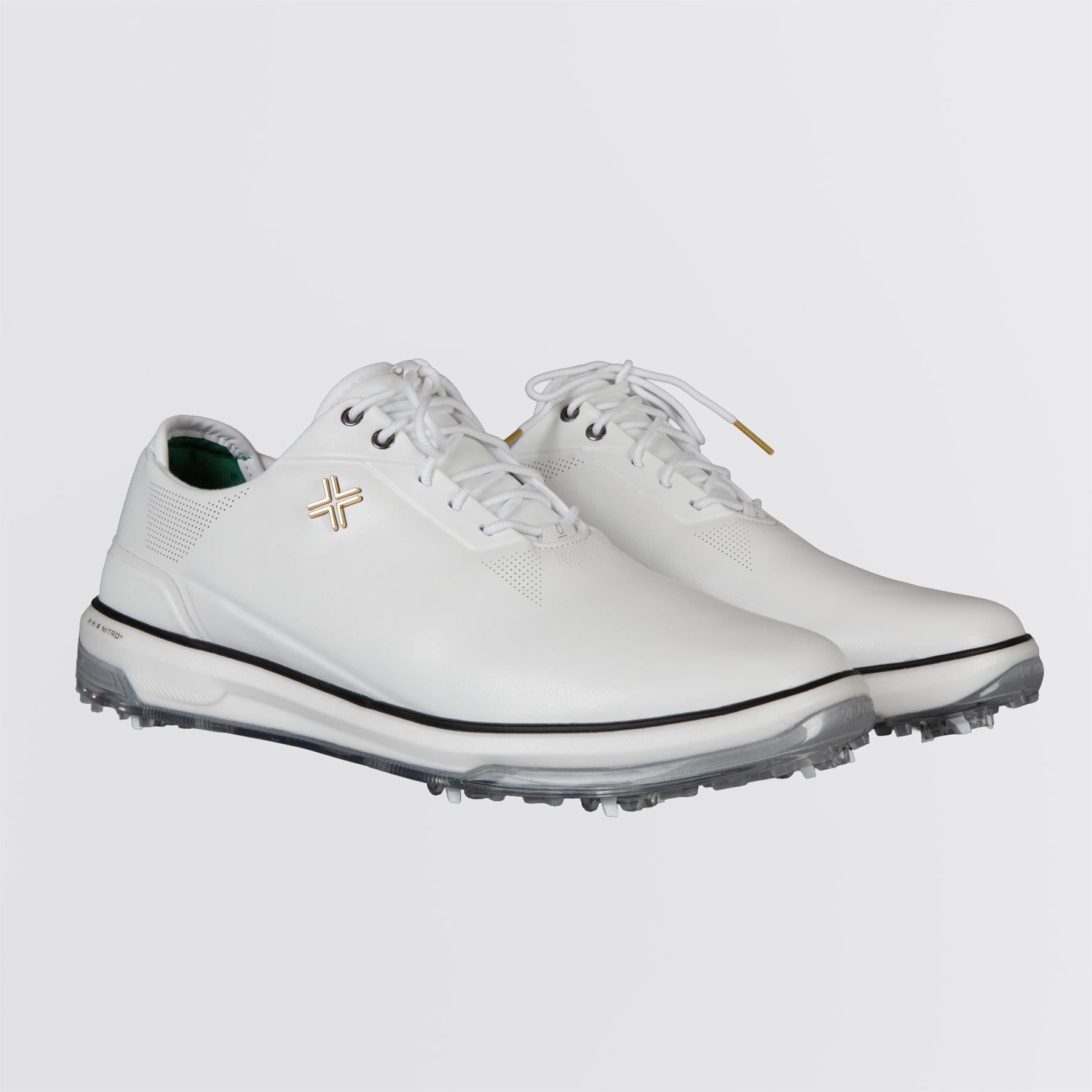 PAYNTR Eighty Seven SC Spiked Golf Shoe White/Black/Gold