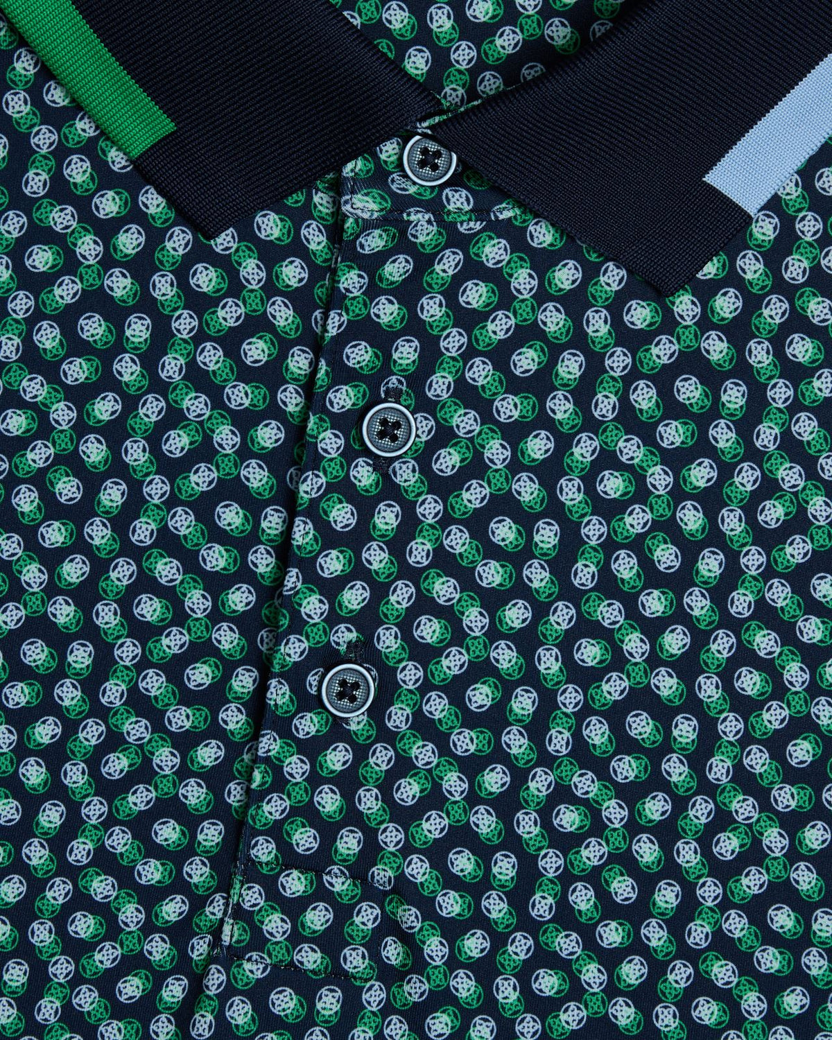 Triple/G Tech Jersey Polo Twilight/Clover