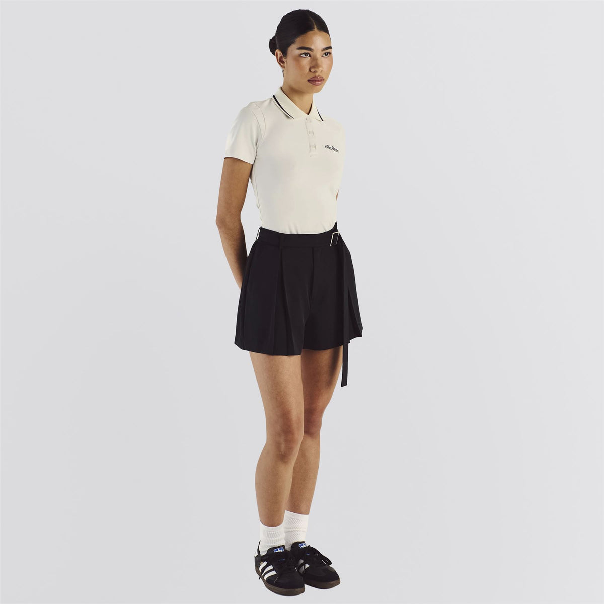 Womens Paloma Polo White/White
