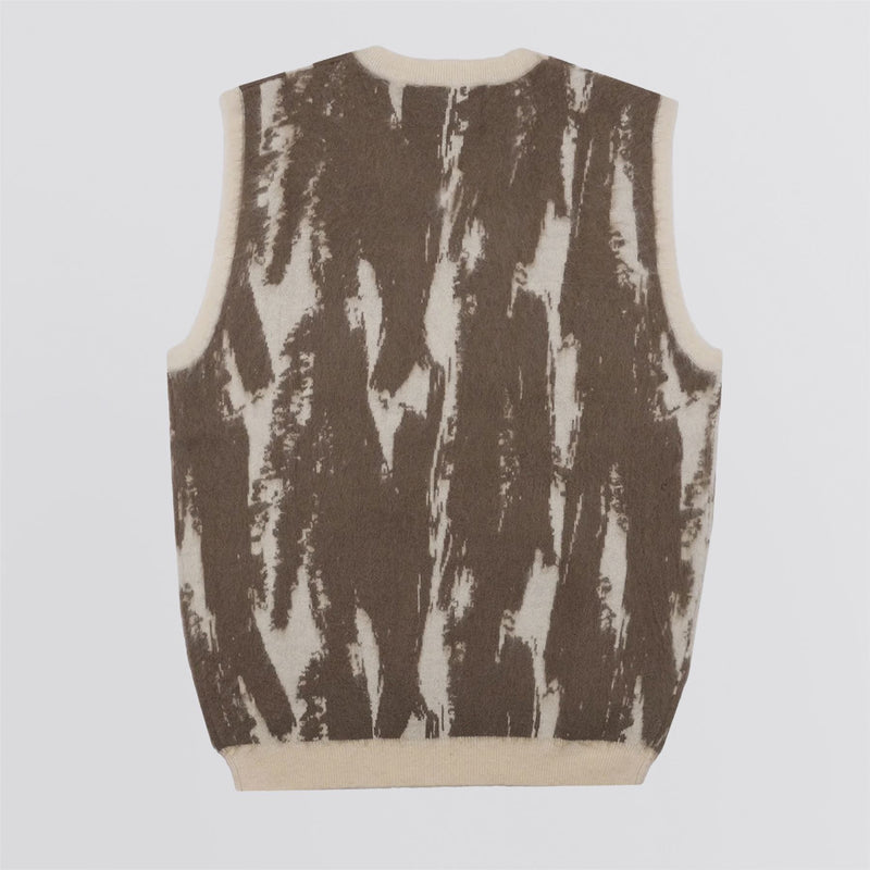 Cimarron Knit Vest Sweater Cream