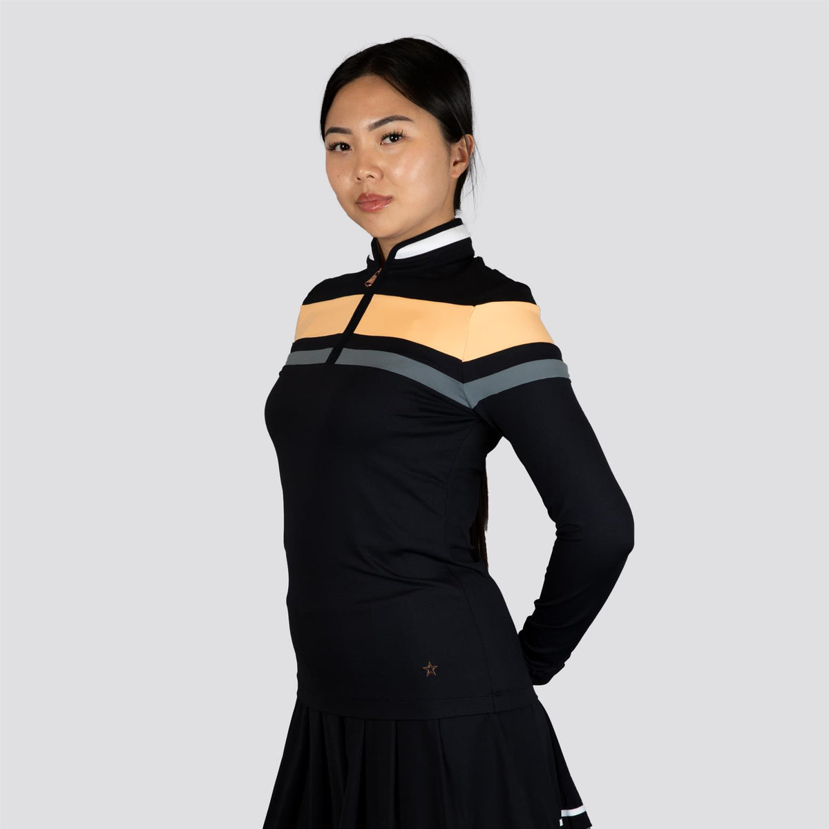 Womens Rebecca LS Mid Layer Navy