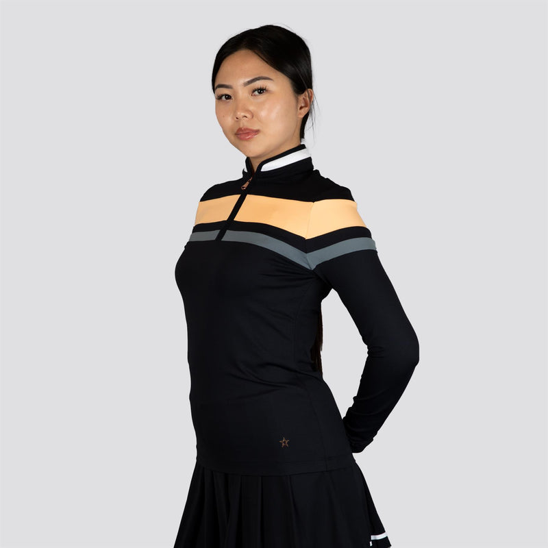 Womens Rebecca LS Mid Layer Navy