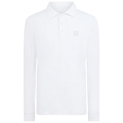 The Course LS Polo White - SS25