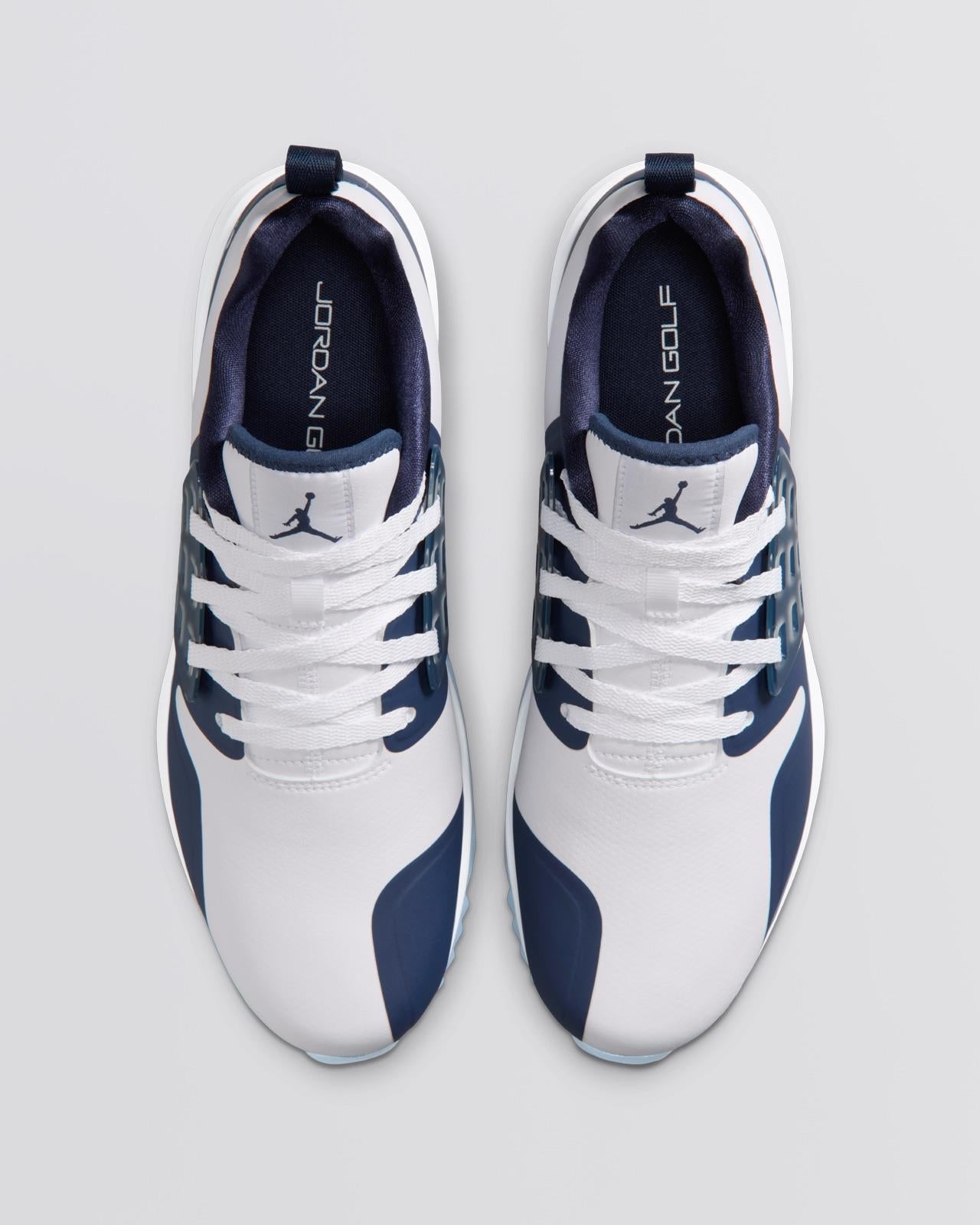 Jordan Golf Grind Spikeless Golf Shoes White/Midnight Navy