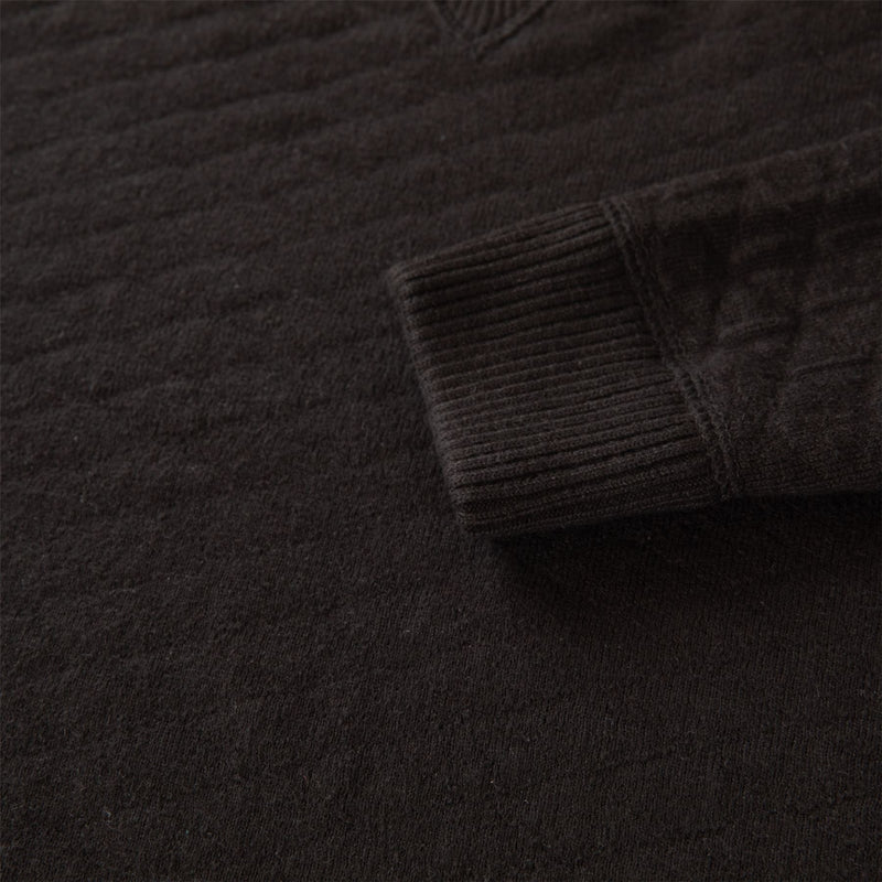 The Ward Jacquard Sweater Black