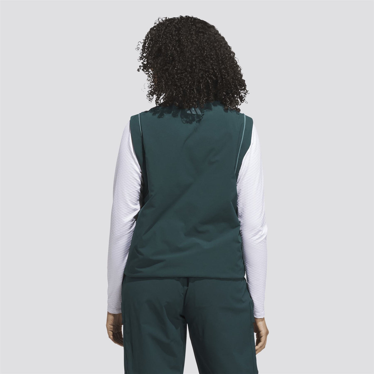 Womens Beyond The Course Twistweave Loose Fit Quarter Zip Vest Aurora Ivy