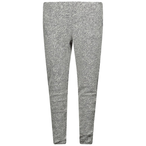 Womens Boucle Knit Jogger White - AW22