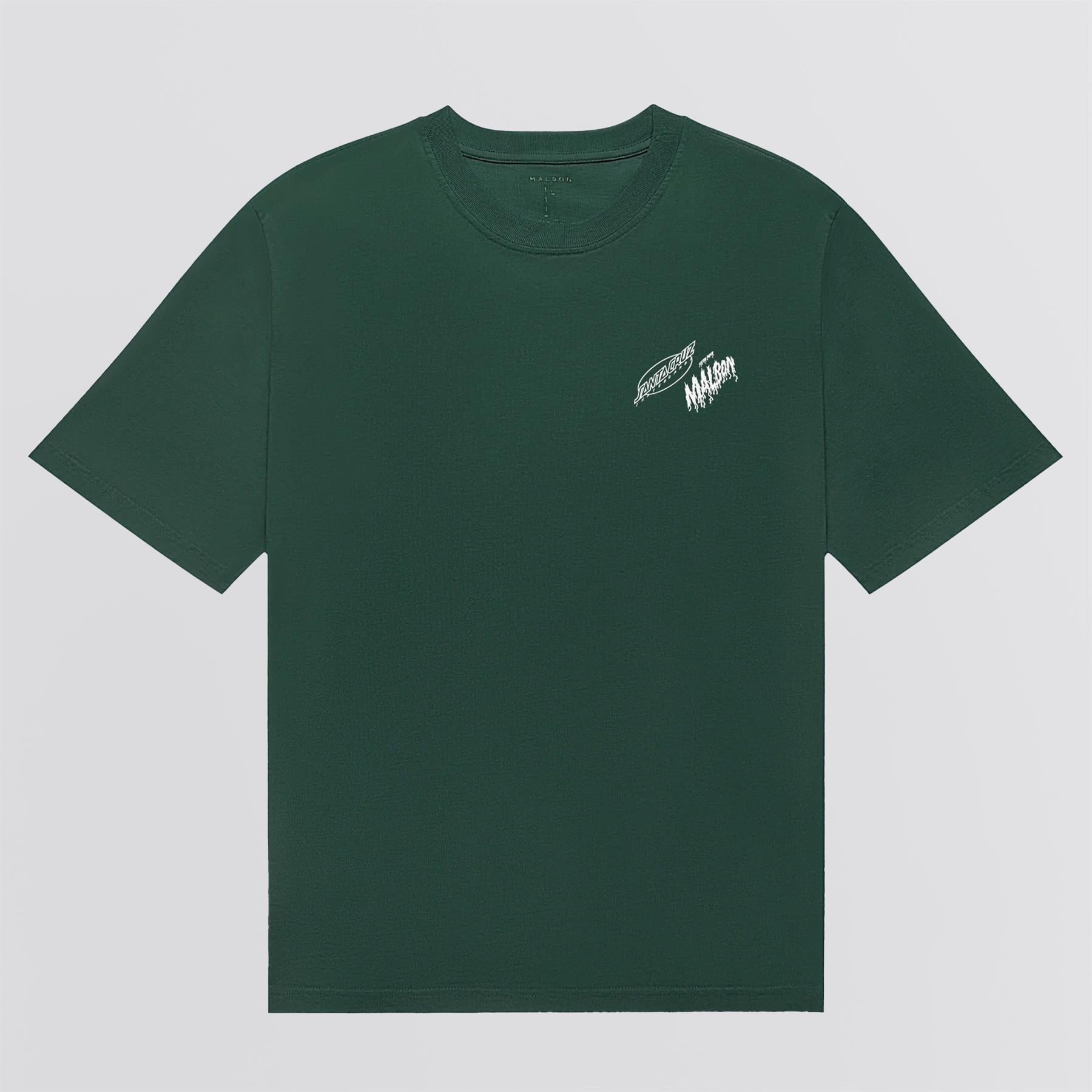 Malbon x Santa Cruz Bermuda Slasher Tee Malbon Green