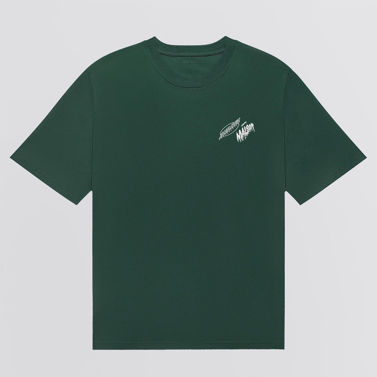 x Santa Cruz Bermuda Slasher Tee Malbon Green