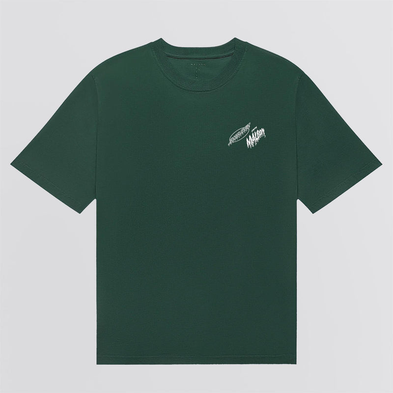 x Santa Cruz Bermuda Slasher Tee Malbon Green