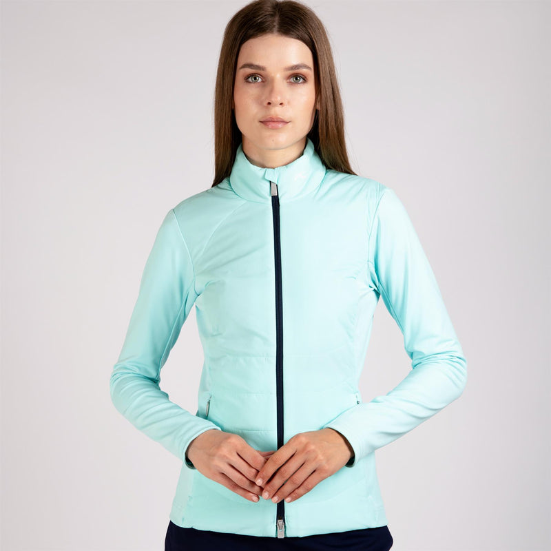 Womens Reach Hybrid Jacket Capri/Atlanta Blue