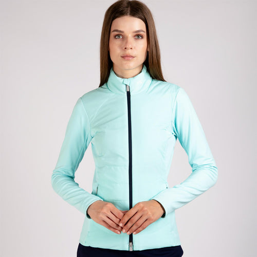 Womens Reach Hybrid Jacket Capri/Atlanta Blue