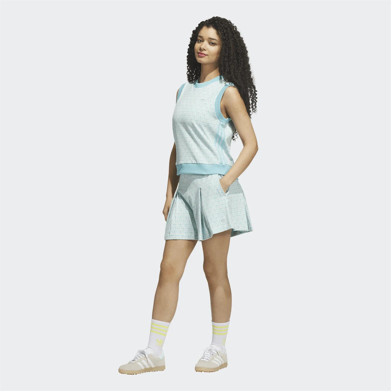 Womens Originals All Over Vest Chalk White/Light Aqua