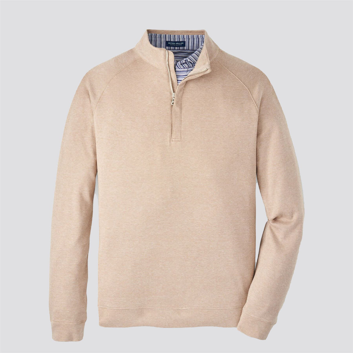 Grant Birdseye Quarter Zip Camel