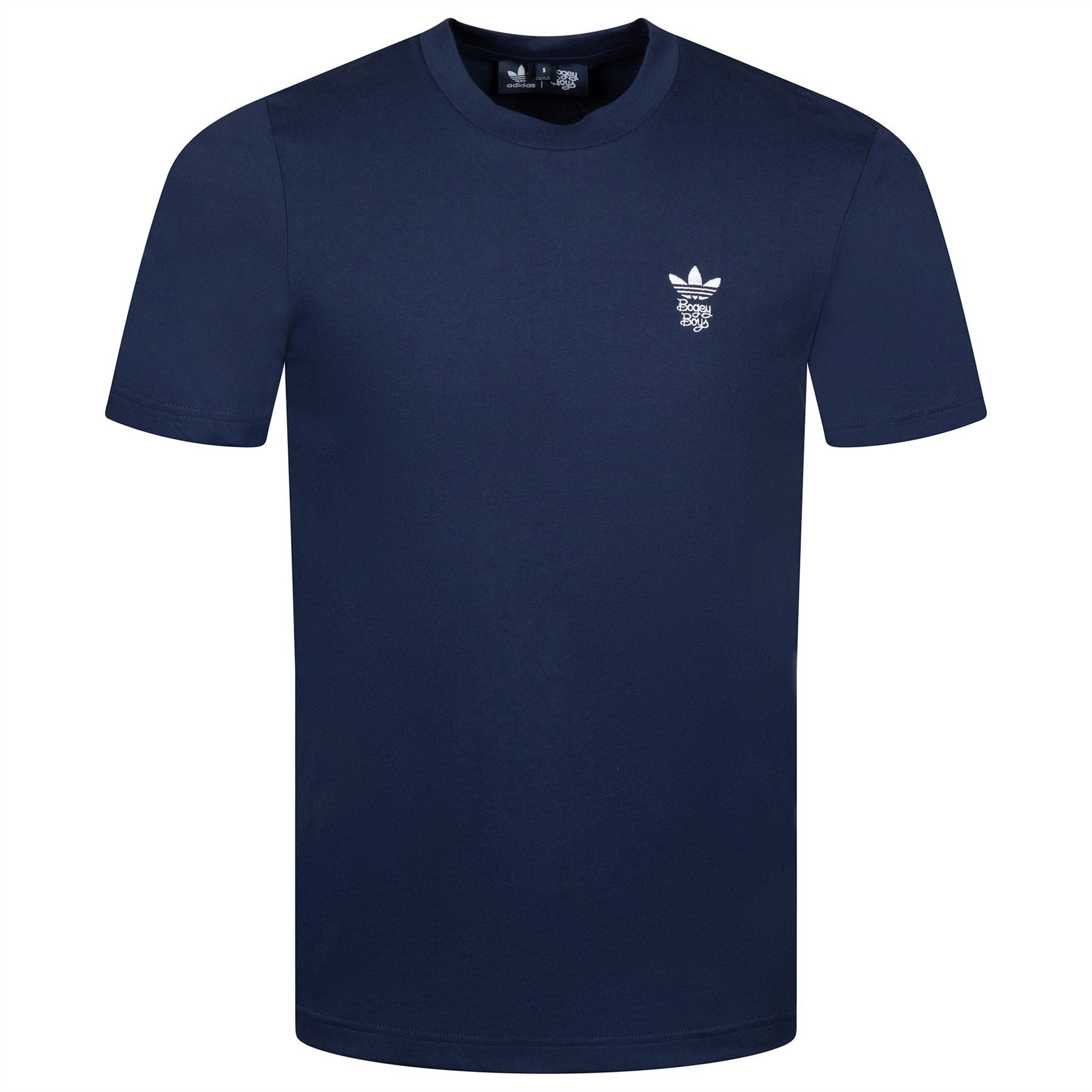 Bogey Short Sleeve Tee with Flag in Navy