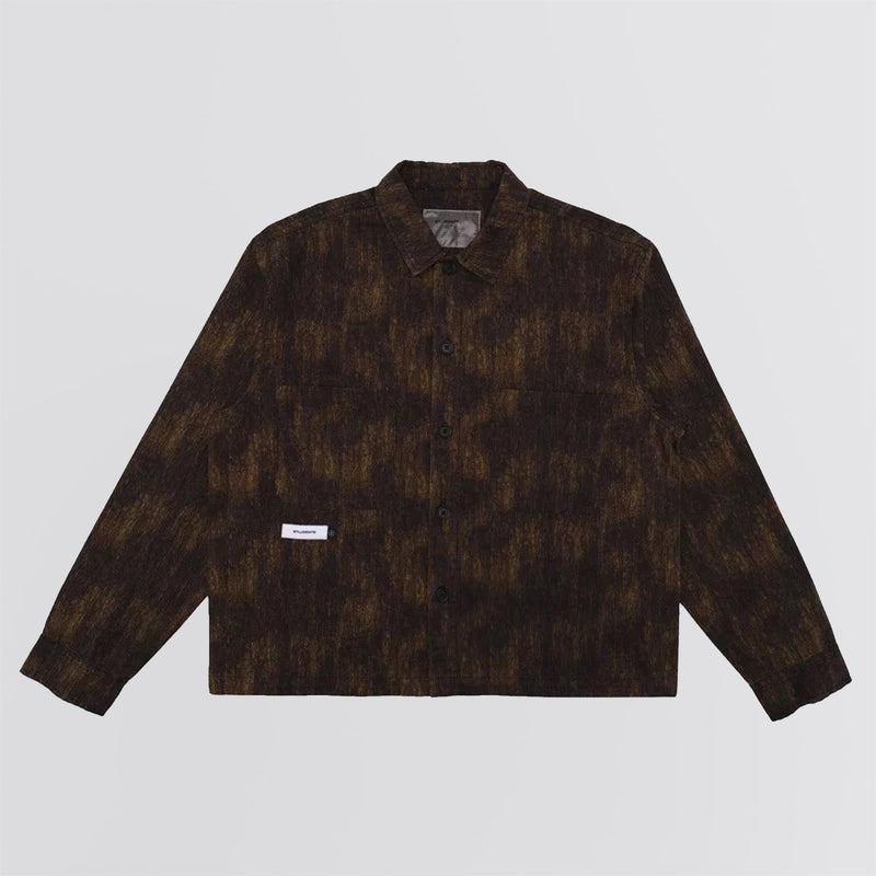 Kennedy Camo Twill Chore Jacket Brown