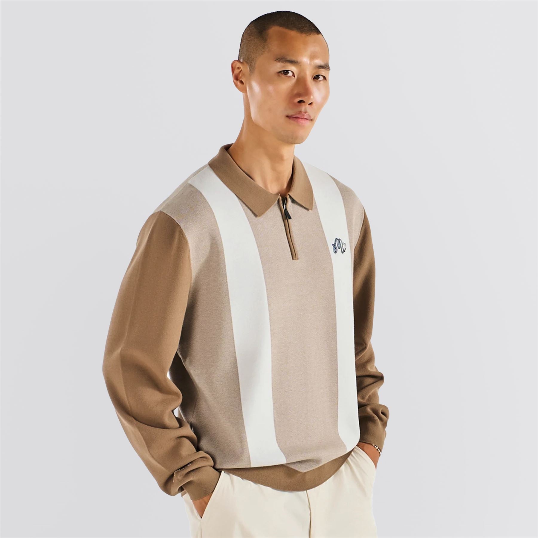 Malbon Dove Polo Sweater Hawk | TRENDYGOLF USA