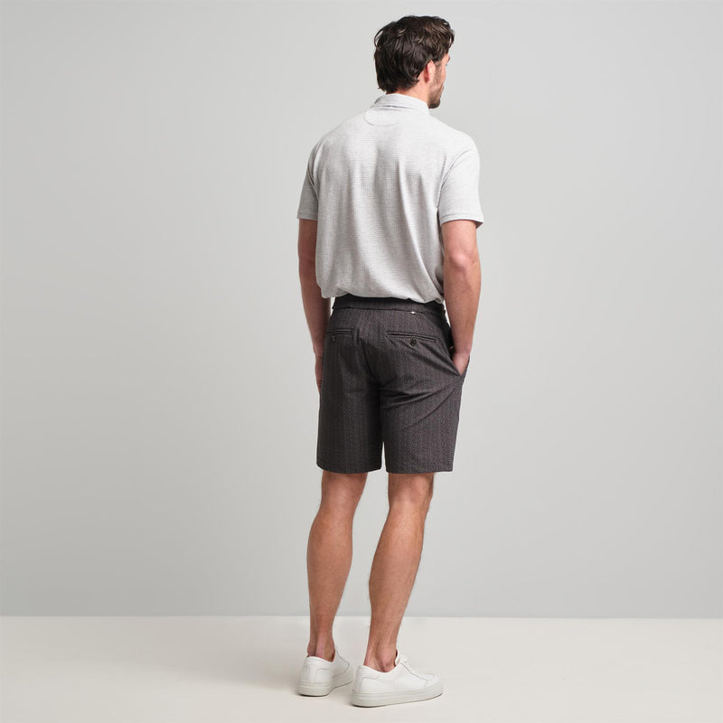 Belfry Performance Short Black Herringbone