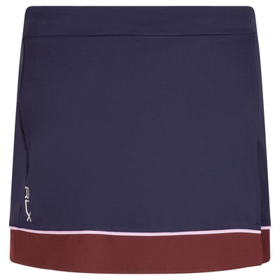 Womens Banded Wrap Skort (15 Inch) French Navy/Harvard Wine/Light Mauve - AW23