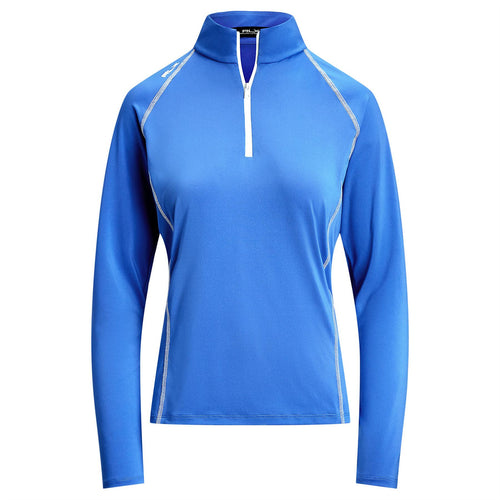 Womens RLX Airflow Quarter Zip Mid Layer Summer Blue - SS25