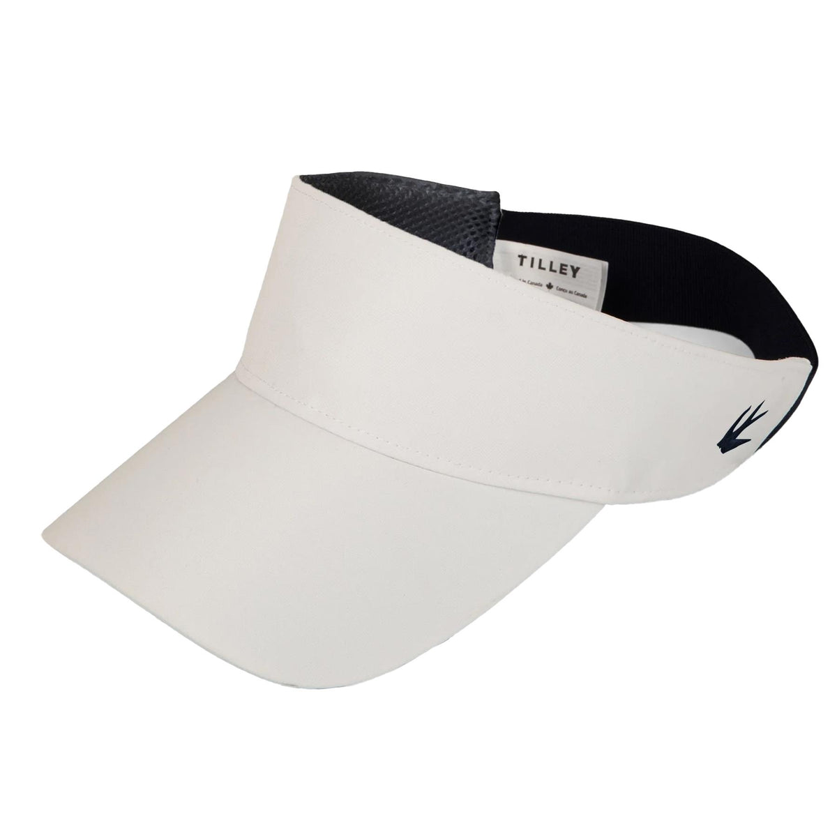 Womens Tilley Golf Visor White/Navy