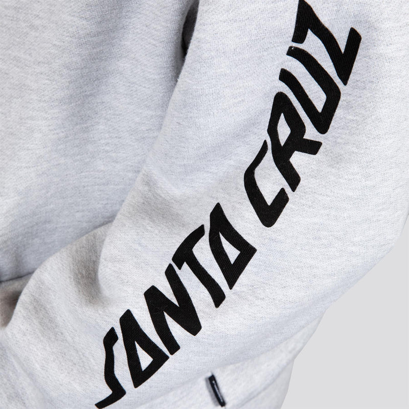 x Santa Cruz Fesque Screaming Hand Hoodie Heather Grey