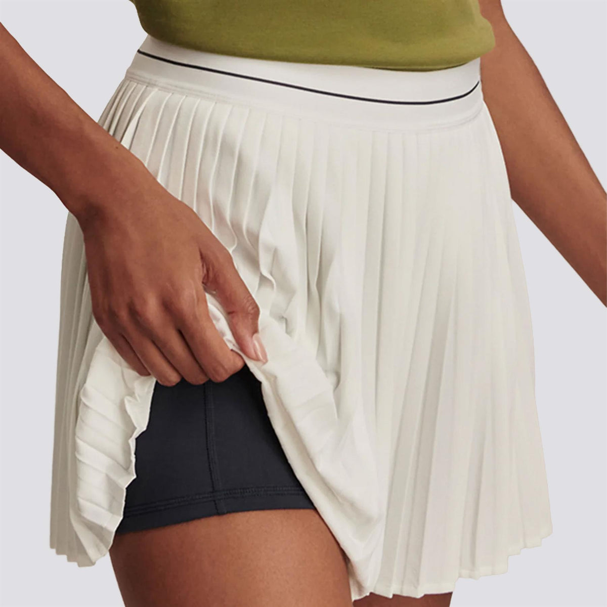 Womens Clemency High Rise 13.5 Inch Skort White/Blue Nights
