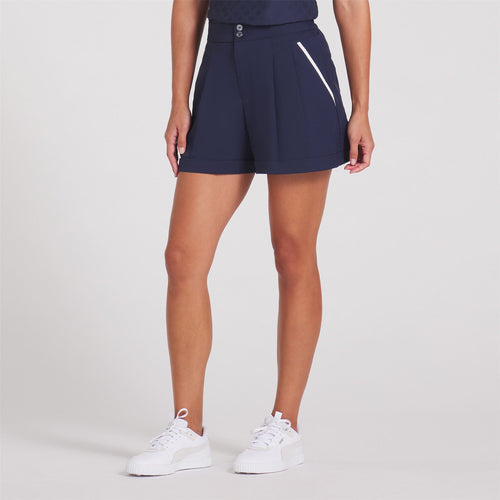 Womens x AP Shorts Solid Deep Blue