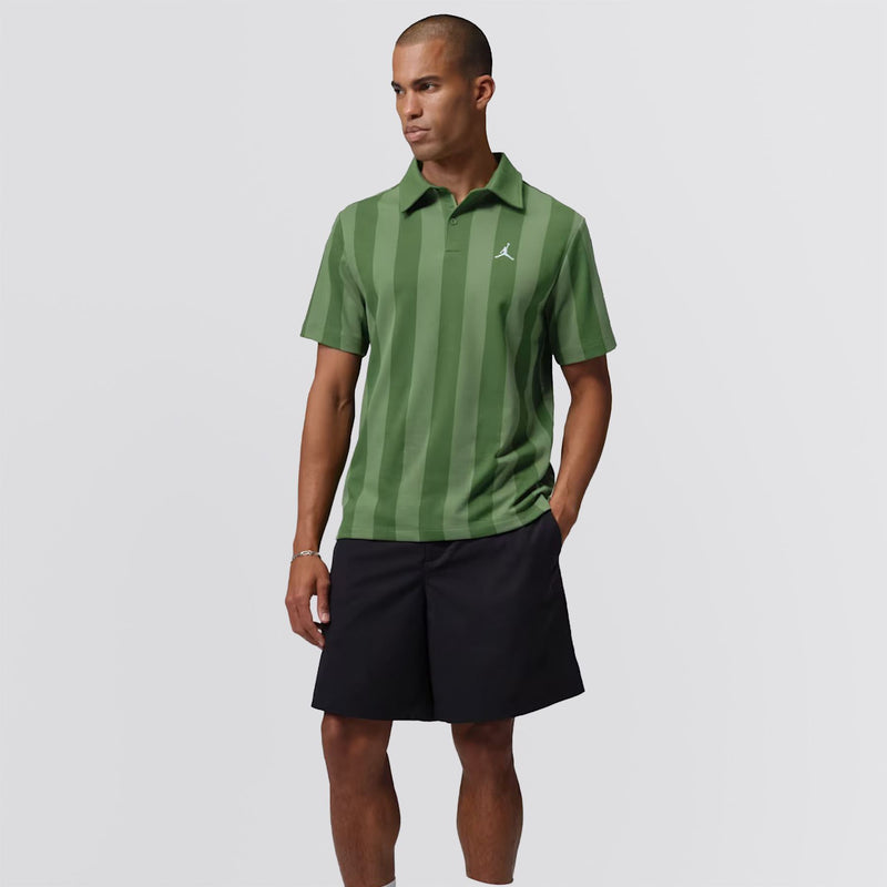 Jordan Dri-FIT Printed Golf Polo Forest Green/White
