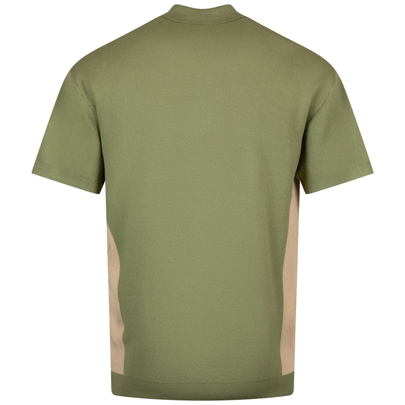 Newton SS Knit Polo Sweater Moss