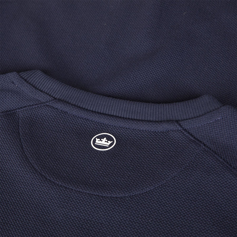 Cradle Pique Performance Crewneck Navy